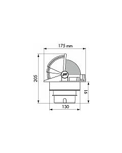 Plastimo Compass Olympic 135 Flushmount kit