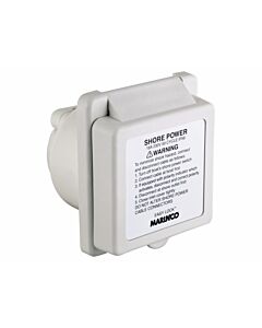 Marinco Shore Plug Recessed Plastic