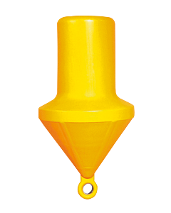Markeerboei geel H74cm ⌀ waterlijn 40cm diai bovendeel 51cm diaeeg A