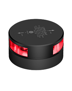 Lopolight Navigation light LED 200-014G2-B 180° 2nm 180° Red, black anodized