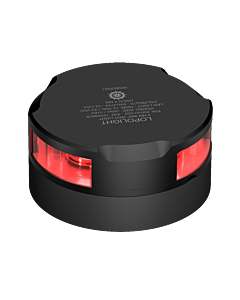 Lopolight Navigation light LED 200-014G2-B 2nm 360° Red, black anodized