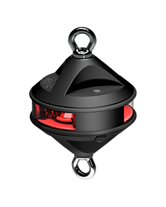 Lopolight Navigation light LED 200-014G2-H1C-B 2nm 360° Red, hoist, black anodized