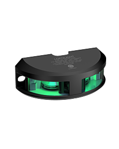 Lopolight Navigation light LED 200-018G2-B 2nm 180° Green, black anodized