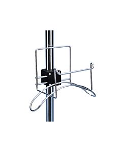 Ronde reddingsboeihouder RVS voor buis 25mm