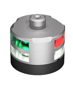 LED navigatie lichten Lopolight 201-007SW met windex montage driekleur + anker + STROBE horizontale installatie zichtbaarheid 2 Nm. voor jachten 0-20 m