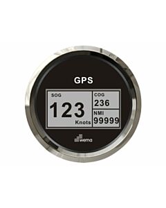 WEMA Silver serie GPS speedometer digitaal zwart NMEA200