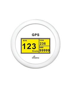 WEMA Digitale GPS-DIGITAL SOG COG TRIP 60KN/110KM wit