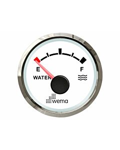 WEMA Silver serie tankmeter water wit NMEA200