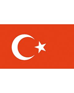 Turkse vlag 20X30cm