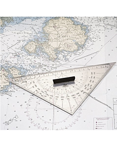 Triangular protractor 25 cm