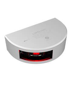 Lopolight Navigation light LED 301-002-WH 2nm Port, white ceramic coated