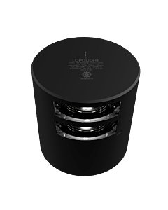 Lopolight Navigation light LED 301-105ST-B-CD 3nm dbl stern, black anodized