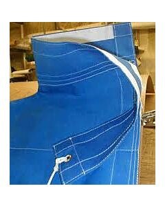 Huik voor grootzeil blauw dralon 2.75m x 1.20m