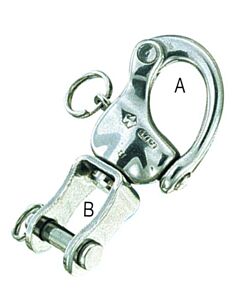 SNAP SHACKLE Wichard ST.STEEL WITH SHACKLE 120MM