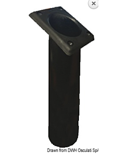 UV-stabilized polyp. rod holder square black 240mm