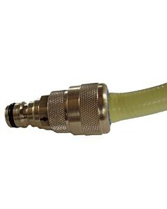 Slangconnector mannelijk voor 12, 15 en 19mm