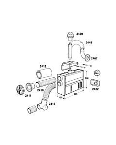 WALLAS INSTALLATION SET 3711 FOR 1800T/2400T