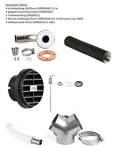 WALLAS INSTALLATION SET 3712 FOR 22 DT/GB