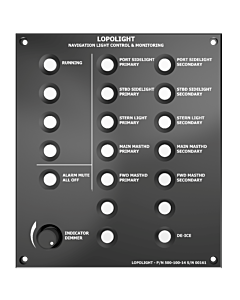 Lopolight control panel for NLC system, 14 button