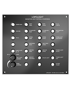 Lopolight control panel NLC, 21 button, 2 dimmers