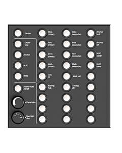 Compact control panel for NLC, 28 ch, light dim