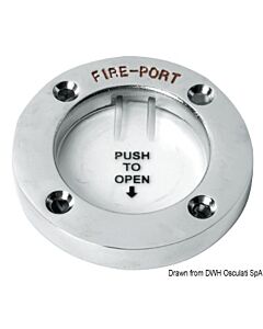 Fire Port polished Stainless Steel