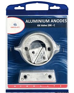 Anode kit for Volvo engines 290 zinc