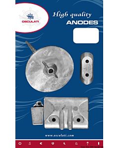 Anode kit for Yamaha outboards 60/90 HP zinc