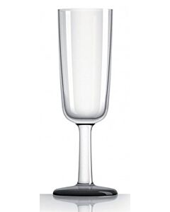 Palm champagne glas zwart tritanTM H18.5cm dia 5.6cm (4pcs)