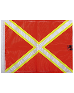 Drapeau de plongée sous-marine avec croix de Saint-André
