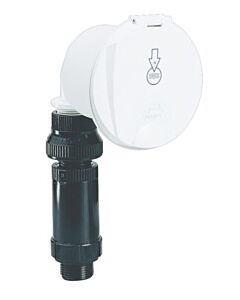 Plastimo EZ Fresh water inlet connector type Elbow housing white round