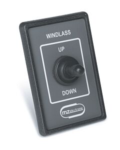 Up/down dashboard control panel for windlasses Plastimo