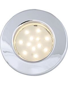 Plafondverlichting LED Batsystem Pinto chrome warm wit licht
