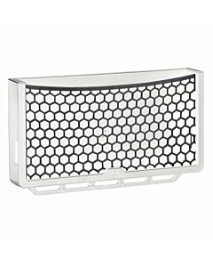 Compartiment de rangement avec filet 278 x 142 x 34 mm blanc
