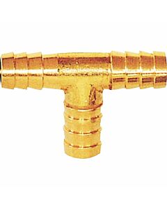 Brass T-connector for hose ⌀ 15mm