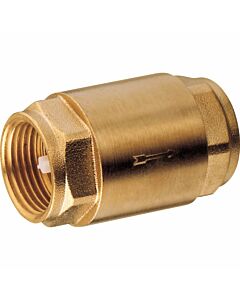 Anti-return valve connector brass
