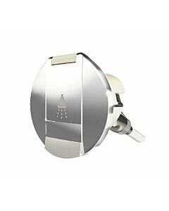 Plastimo Deckshower white with housing chromed + Threaded hose for shower spray cap 3m