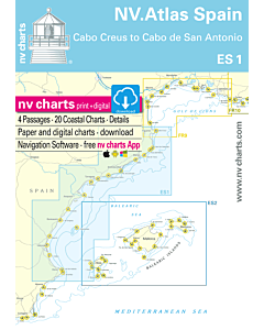 NV Atlas ES1 - Spain : Cabo Creus to Cabo San Antonio