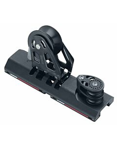 Harken 27 mm High-Load Adjustable CB Car 2 Sheave. 4:1 HKG2747B.HL