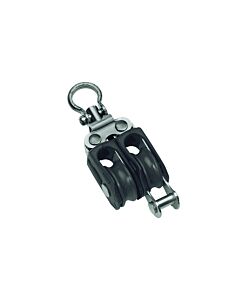 Barton double block swivel and becket for rope 5mm