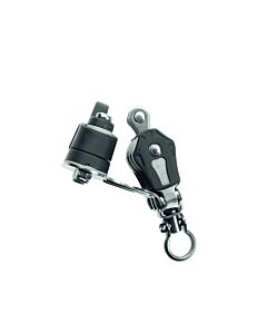 Barton triple block with swivel, becket and cam cleat for rope 5mm