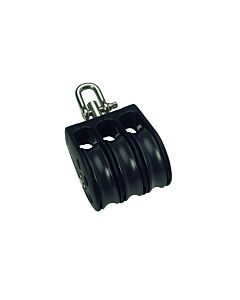 Barton triple block with swivel for rope 8mm
