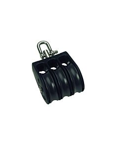 Barton triple block with swivel