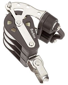 Barton triple block with swivel, becket and cam cleat