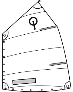Windesign Measured Durarace sail DOS till 45kg EX1058G