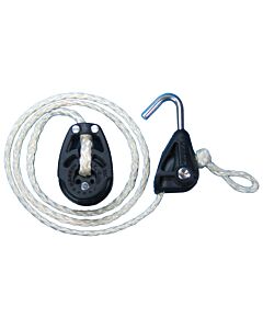 Halyard system as used on blackgold masts. 3 mm ultra low stretch Vectran with spliced loops. for Optimist EX1352