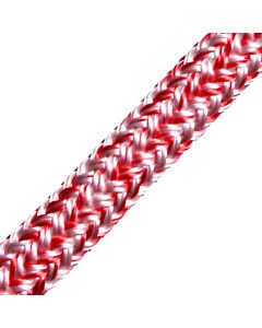 English Braids touw dyneema cruising 12mm wit/rood 062212RO