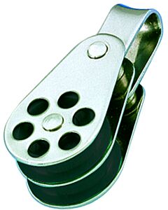 Wichard double block stainless steel sheave 24mm with shackle