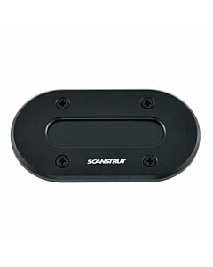 LP aluminum deck feed-through for multiple cables up to 15 mm black