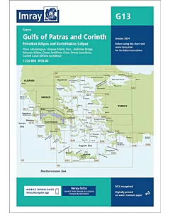 Imray G13 Gulfs of Patras and Corinth